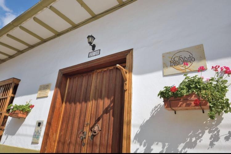 Hotel Casa Palosanto Zapatoca Exterior foto